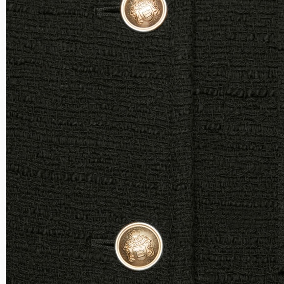 Aritzia Babaton Frances Black Blazer with Gold Buttons - Picture 3 of 8